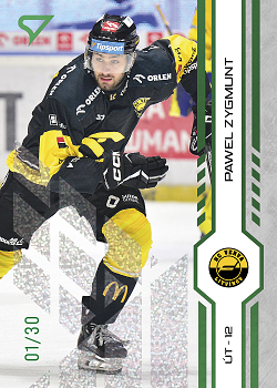 Pawel Zygmunt Litvinov Tipsport ELH 2024/25 SportZoo 2. serie Green Glitter /30 #288